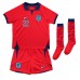 England Jude Bellingham #22 Replika Babykläder Borta matchkläder barn VM 2022 Korta ärmar (+ Korta byxor)